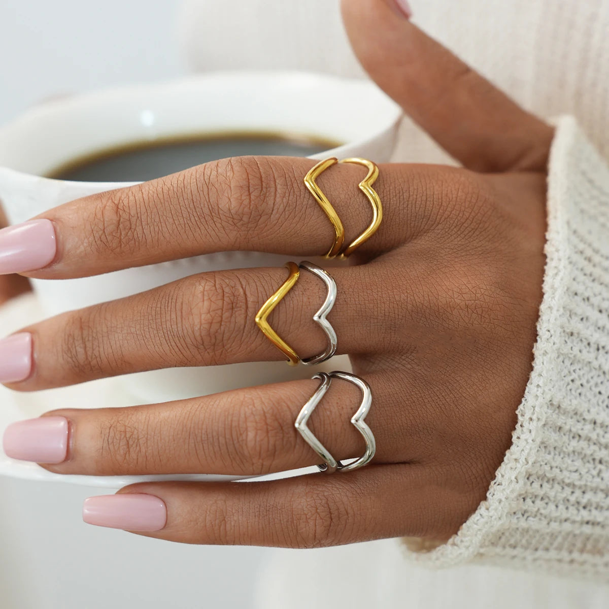 Anillo de corazón