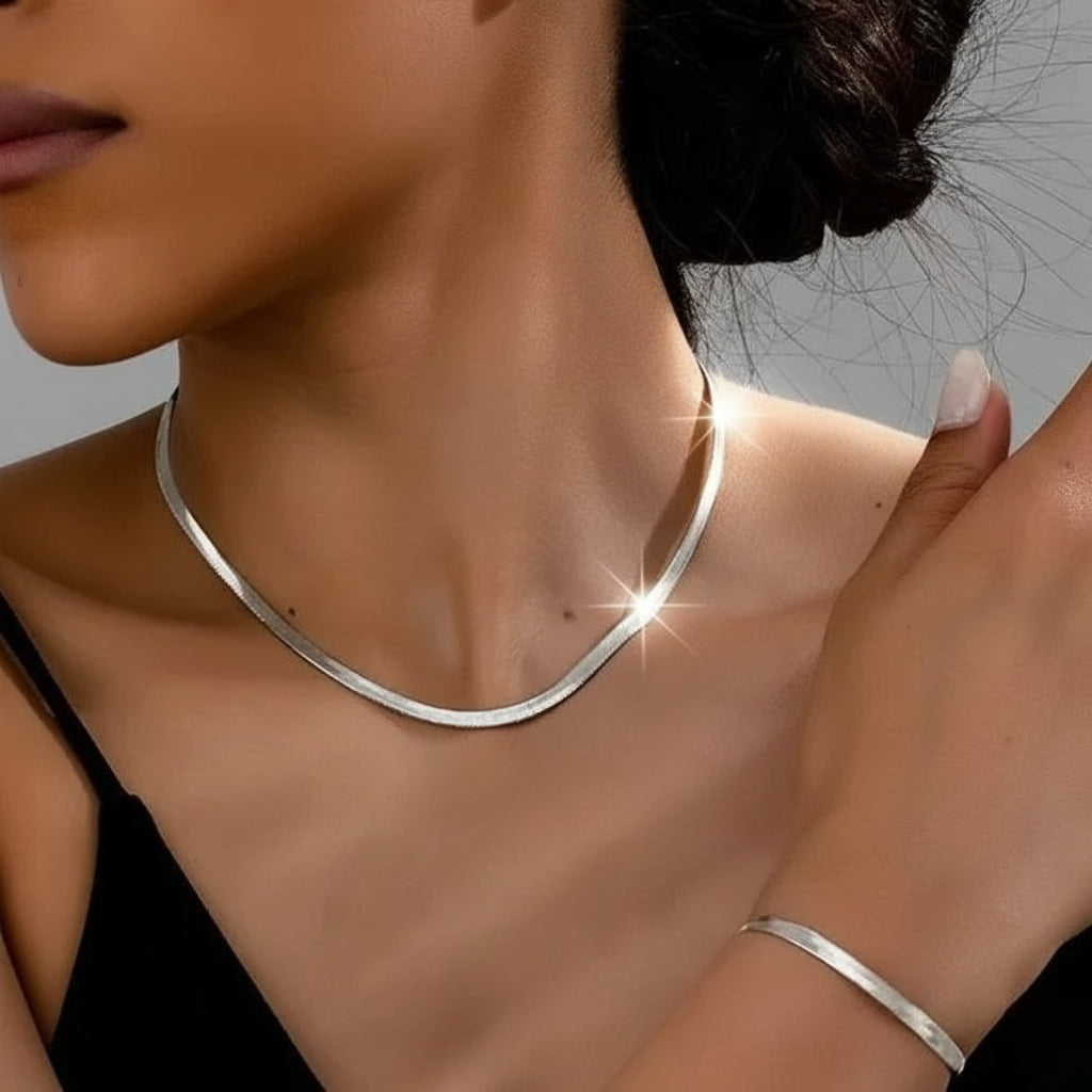 Conjunto de collar y pulsera