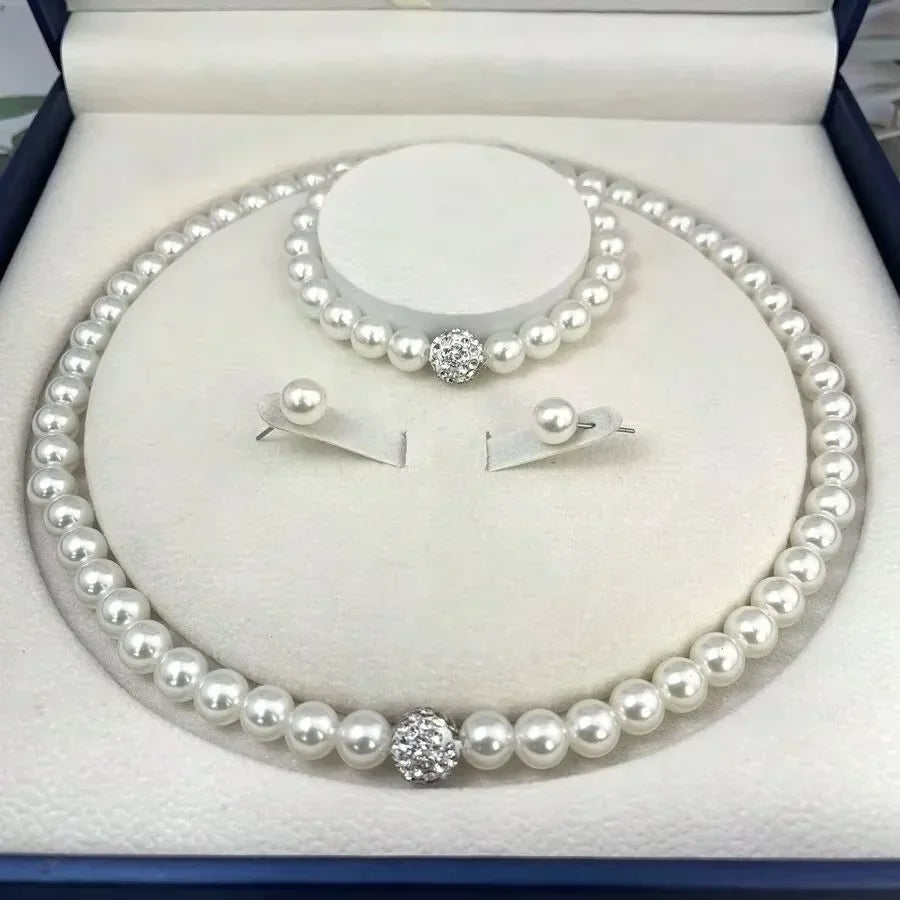 Elegante conjunto de perlas