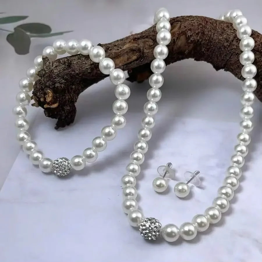 Elegante conjunto de perlas