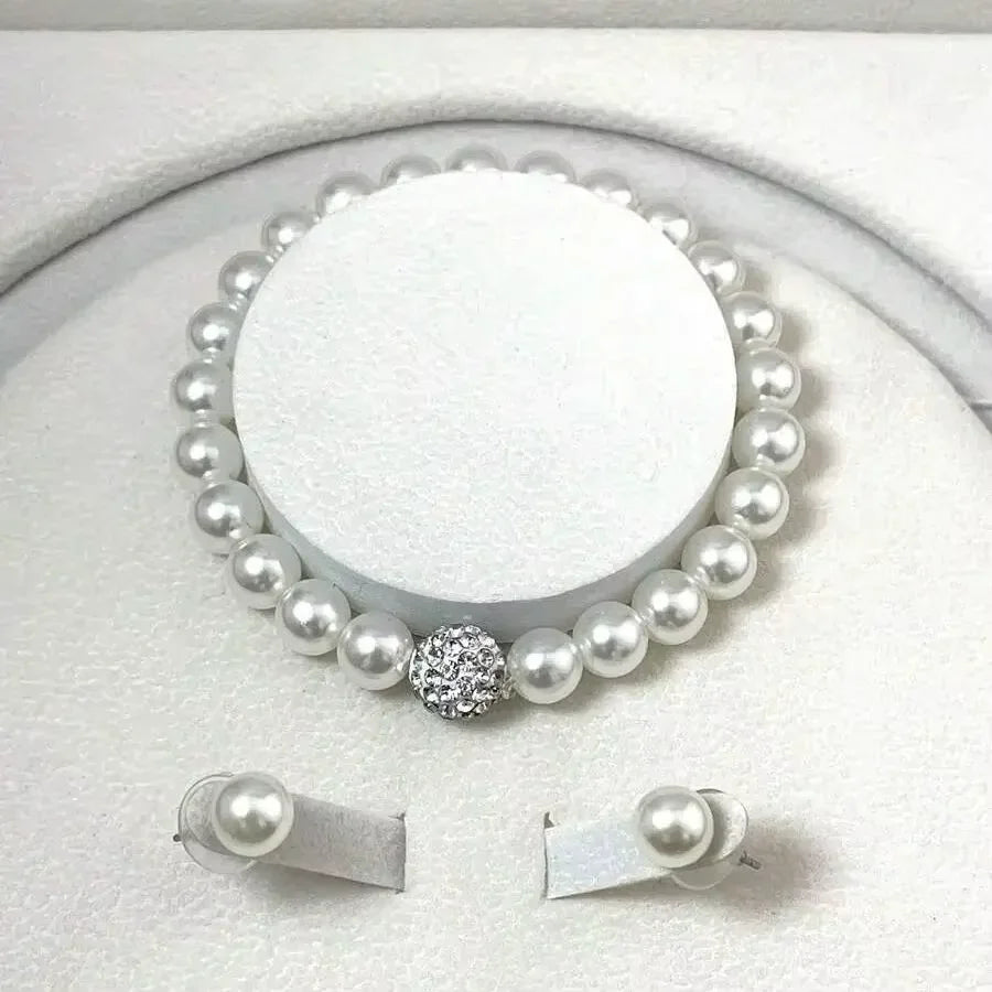 Elegante conjunto de perlas